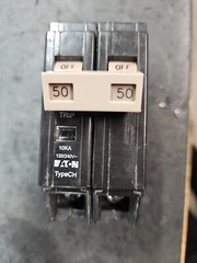 Eaton Cutler Hammer CHF250 CH250 CH250CS 50 Amp 2 Pole