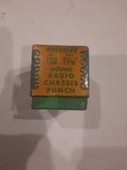 GREENLEE Radio Chassis Punch No. 730 / Size 1 3/8″ — in original box