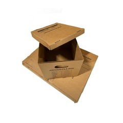 20 – Pack 15x12x10 Small Standard File Storage Moving Box with Lid Letter…