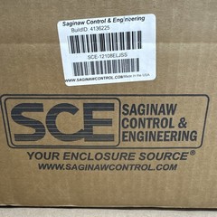 Saginaw Control SCE-12108ELJSS Stainless Steel ELJ Junction Enclosure 12”x10”x8”