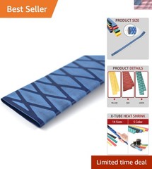 Versatile X-Tube Heat Shrink Tubing – 39″ & 64″ Long for Fishing Rods and More