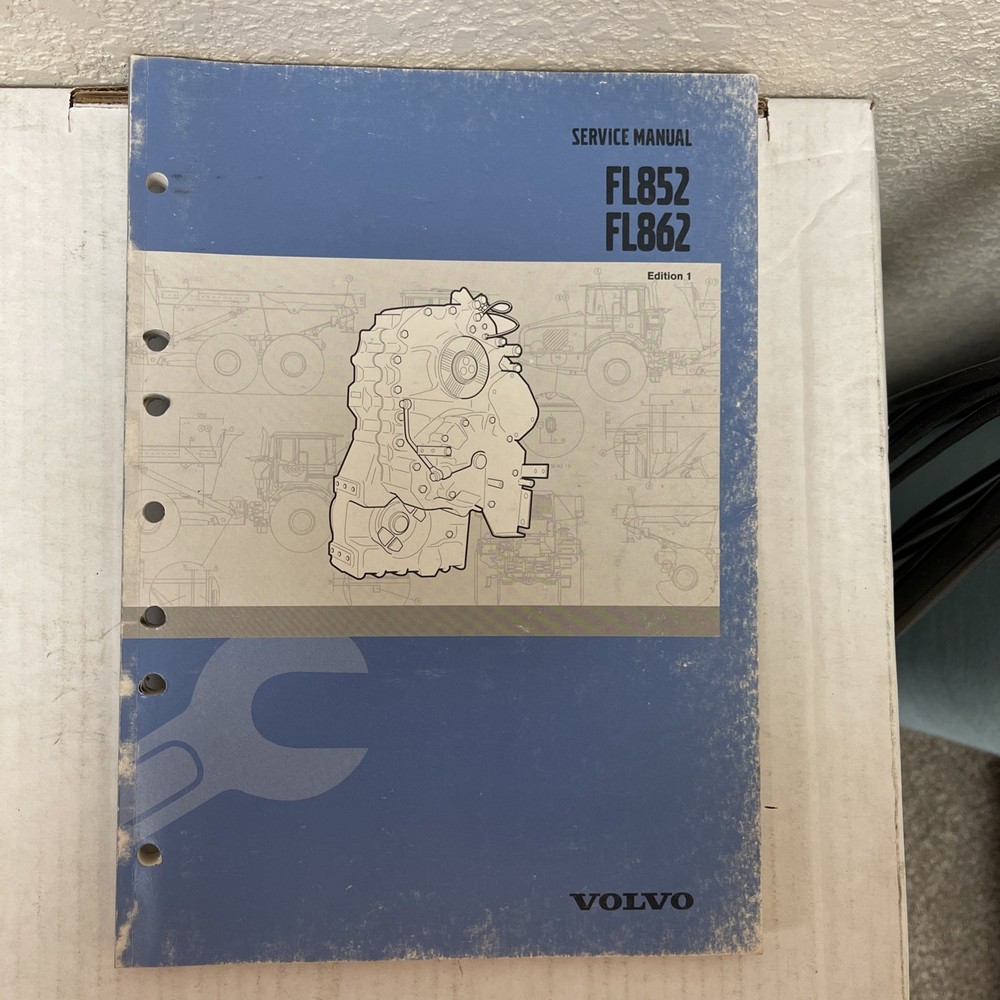 Volvo FL852 FL862 Transmission Drop Box Service Manual Book