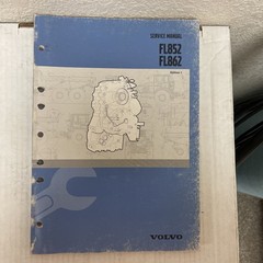 Volvo FL852 FL862 Transmission Drop Box Service Manual Book