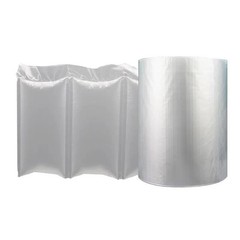 Air Cushion Pillow Bag Film For Air Pillow Inflator Machine Roll, 5cm Core 20µm