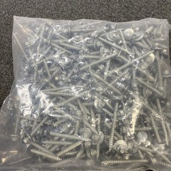 #12 x 2-1/2 Hex Neoprene Washer Roofing Screws Galvanized Unpainted Sharp 250ct