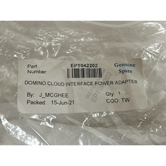 Domino EPT042202 Cloud Interface Power Adapter & EPT02815 5m Ethernet Cable New