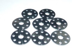 Titanium M6 FLAT DRILLED WASHER BLACK Colour WASHERS NO RUST 23 DIAMETER