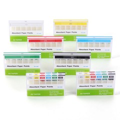 Dental Endo Absorbent Paper Points Color Coded Taper 02/.04/.06 #15-40