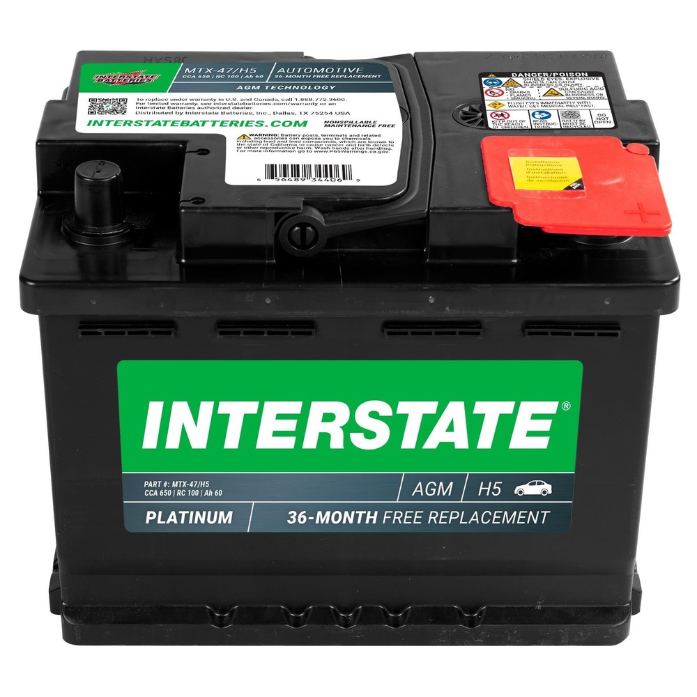 Interstate Batteries Mega-Tron® Automotive Battery 12V 60Ah (Group Size H5,