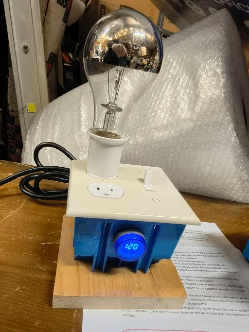Dim Bulb Tester for Amplifiers current limiter *INCLUDING 100W AND 60W bulbs*