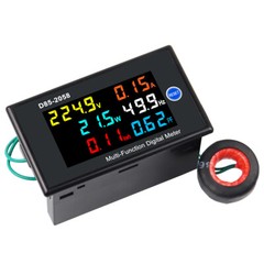 Digital LCD Voltage Current Energy Power Panel Meter AC 40-300V 100A Voltmeter