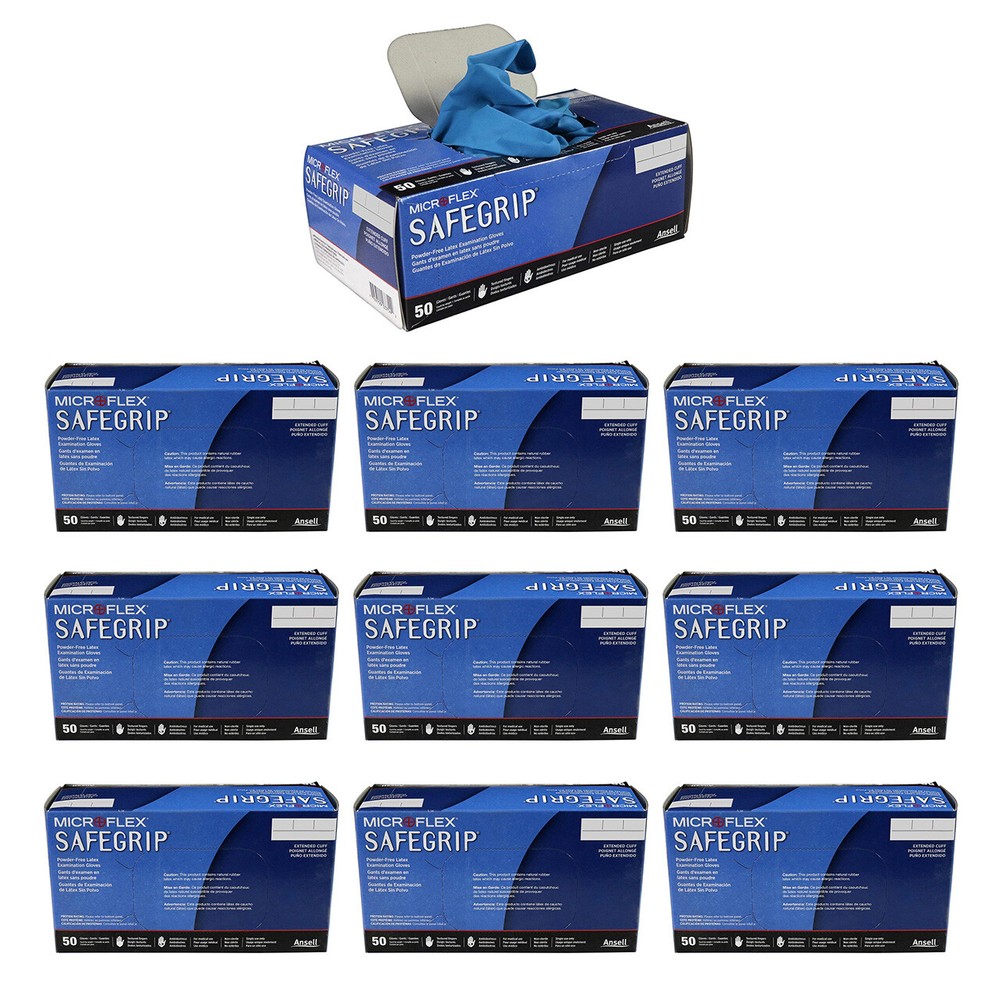 Microflex SG375XL-10 (X-Large) Disposable Latex Gloves Medical/Exam Grade, Case