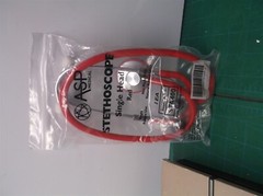 ASP Medical STETHOSCOPE, SINGLE-HEAD, RED 24″ – 1EA/BG