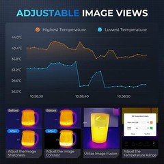 TOPDON TC001 Thermal Camera for Android (USB Type C) 256×192 IR High Resolution