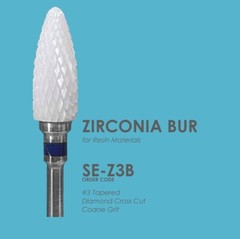 Dental Lab White Zirconia Ceramic Burs for Micro Motor HP Polishing Acrylics etc