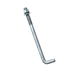 Sandbaggy 3/4″ x 10″ Threaded Concrete Anchor L-Bolts – Hot Dipped Galvanized