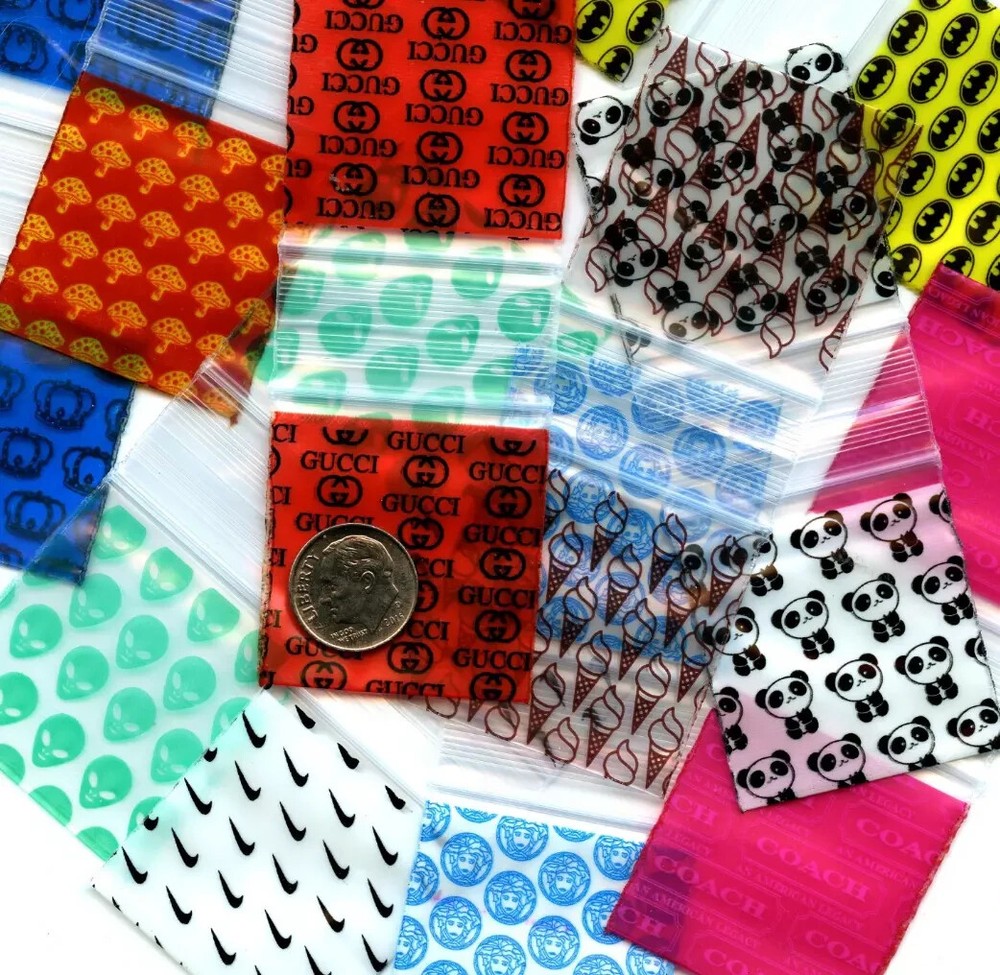 500 Assorted Dime Bags – Premium Pattern Mix – 25+ Styles