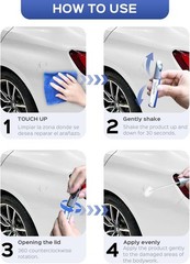 Touch up Paint for BMW Alpine White (300)-Exact Match–Chips and Nicks Touchup Pa
