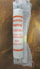 FERRAZ SHAWMUT MERSEN A150X45 4 1500V Form 101 45 AMP Trap Q215363 *PER FUSE*