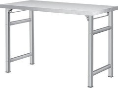 Stainless Steel NSF Commercial Kitchen Work Food Prep Table Single Tier Foldable