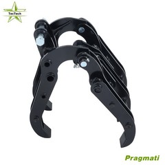 0.8 T -1.5 T Mini Excavator Attachment Grapple Wide Opening Grabber Attachment