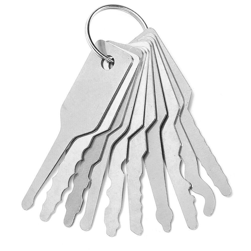 Multi‑function 10 In 1 Master Key Set Door Opener Tool Durable Lightweight