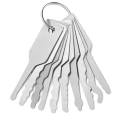 Multi‑function 10 In 1 Master Key Set Door Opener Tool Durable Lightweight