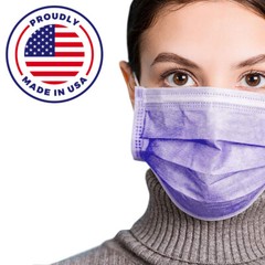 MADE IN USA Face Mask Mouth 50 PCS & Nose Protector Respirator Masks with Filter