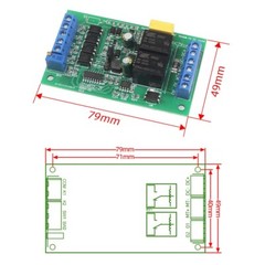DC 6V 12V 24V Forward Reverse Motor Controller Relay Limit Switch Driver Module