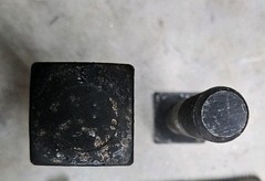 7/8″-9 X 5.25-inch Square Head Machine Bolt, Lot of 4