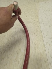 2/0 AWG Copper Wire 12-17 Ft. lengths. red or black. I can cut to length $4/ft.