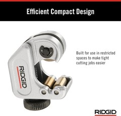 Effortless Close Quarters Cutter for Copper, Brass, and Plastic Tubing