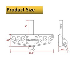 Hitch Step Compatible with SUV&Pickup Truck&Van with 2 Inch Hit… FAST USA SHIP