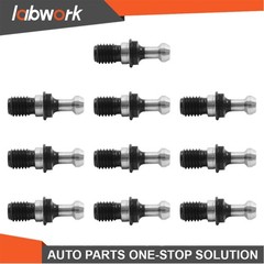 Labwork 10 Pcs BT30 Pull Stud 45° M12 Retention Knob for CNC Milling Holder