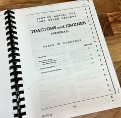 Service Manual Parts Catalog Set for John Deere 620 630 Series Tractors Repair