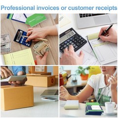 4Pack Sales Order Book 2-Part Carbonless Receipt Book Carbon Copy Small Business