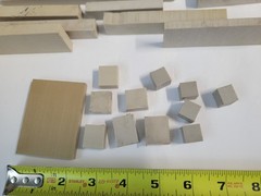 Peek End Cuts Various Sizes 4 Pounds of Materials in Lot