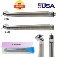 Dental LED high speed handpiece 45 degree Surgical NSK style 2/4 Hole
