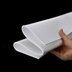 PTFE White Flexible Sheet 1mm 1.5mm 2mm 3mm 4mm 5mm 6mm Thick 250mm / 500mm Size