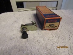 Vintage Mallory Push Pull Button Switch 2PDT Special 2008L NIB NOS 1950s
