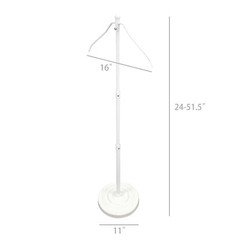 Garment Hanger Stand Floor Counter Jacket Blouse Sweater Shirt DisplayAdjustable