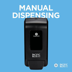Pacific Blue Ultra‚ Manual Soap and Sanitizer Dispenser Starter Kit by GP PRO