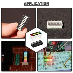 8 Segment LED Bar Graph Display Red Yellow Blue Green Indicator 20 Pin DIP