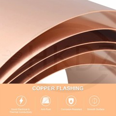99.9% Pure Copper Cu Metal Sheet Strip Roll Foil Plate T2 Thickness 0.01mm-1mm