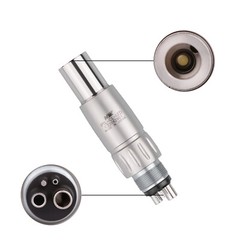 Quick Coupler 4Hole for NSK Ti-MAX X600L Dental Fiber Optic High Speed Handpiece