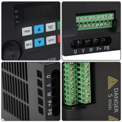 3 HP 2.2 KW Variable Frequency Drive VFD For 3-Phase Motor Speed Control