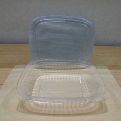 CONTAINER CLEAR 8oz Plastic with Lid Versa Pak H58WN-1 400ct