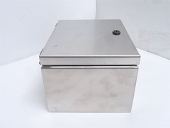 246626 New-No Box; SCE SCE-10086ELJSS Wall Mount Enclosure; SS; 10″ x 8″ x 6″