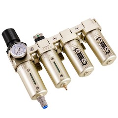 VEVOR Air Compressor Filter Regulator 3/4″ NPT 4-Stage Drying System Auto Drain