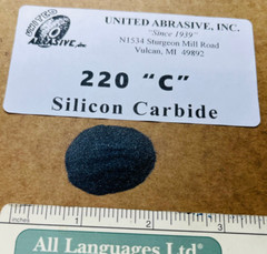 Silicon Carbide: 4 lbs – 220 Grit Fine – Polishing/Tumbling Abrasive Media